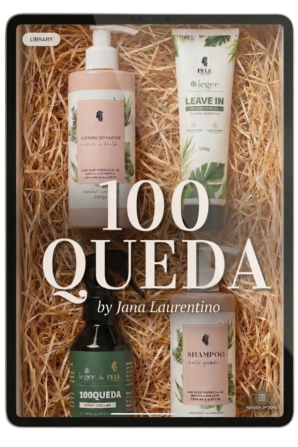 Tônico 100queda 150mL + Ebook Grátis