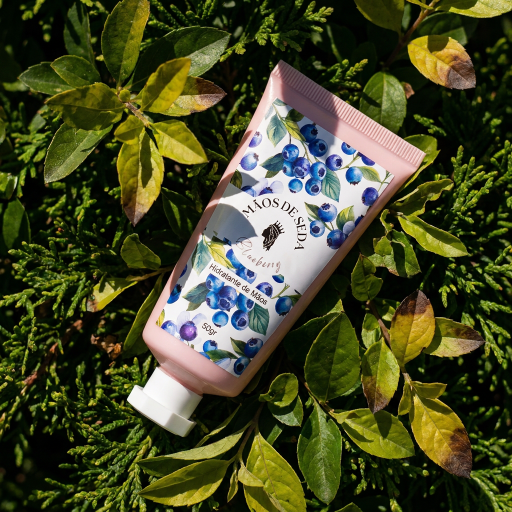 Mãos de Seda Blueberry – Creme Natural para Mãos 50g
