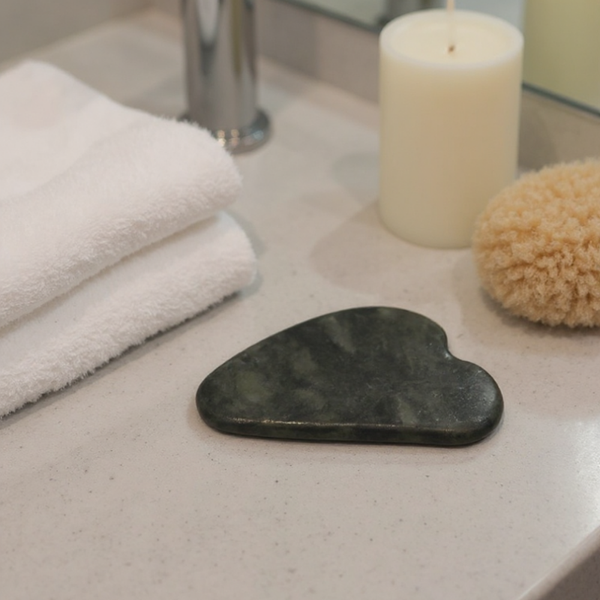 Pedra Gua Sha Facial - Verde