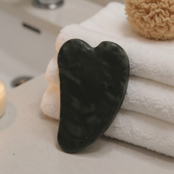Pedra Gua Sha Facial - Verde