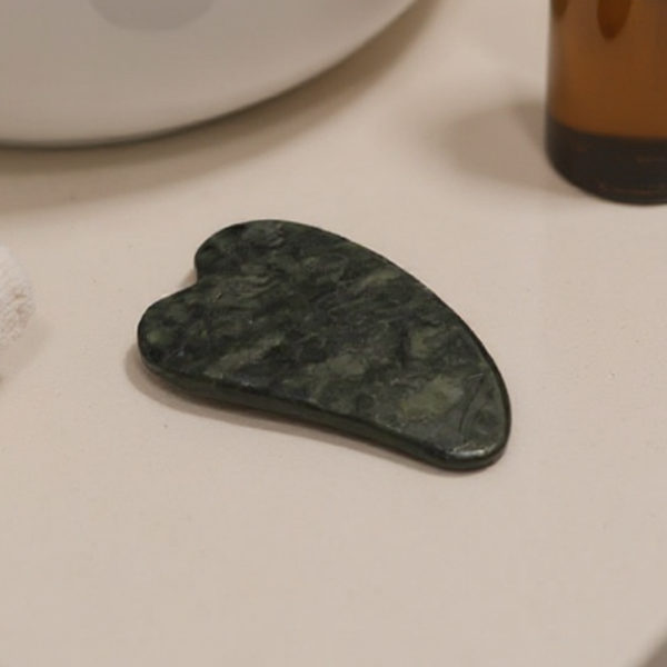 Pedra Gua Sha Facial - Verde