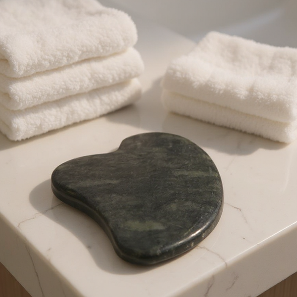 Pedra Gua Sha Facial - Verde