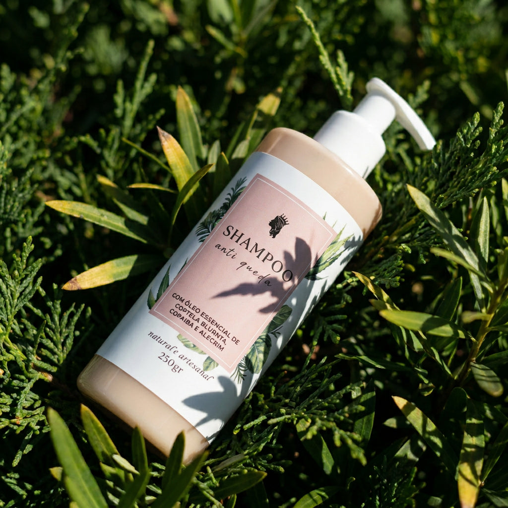 Shampoo Natural Pele de Seda Anti Queda - 250gr
