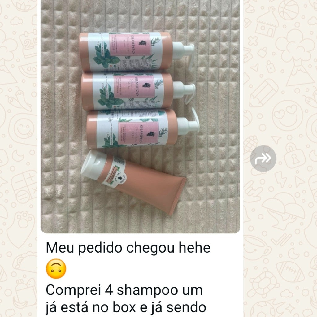 Shampoo Natural Pele de Seda Anti Queda - 250gr