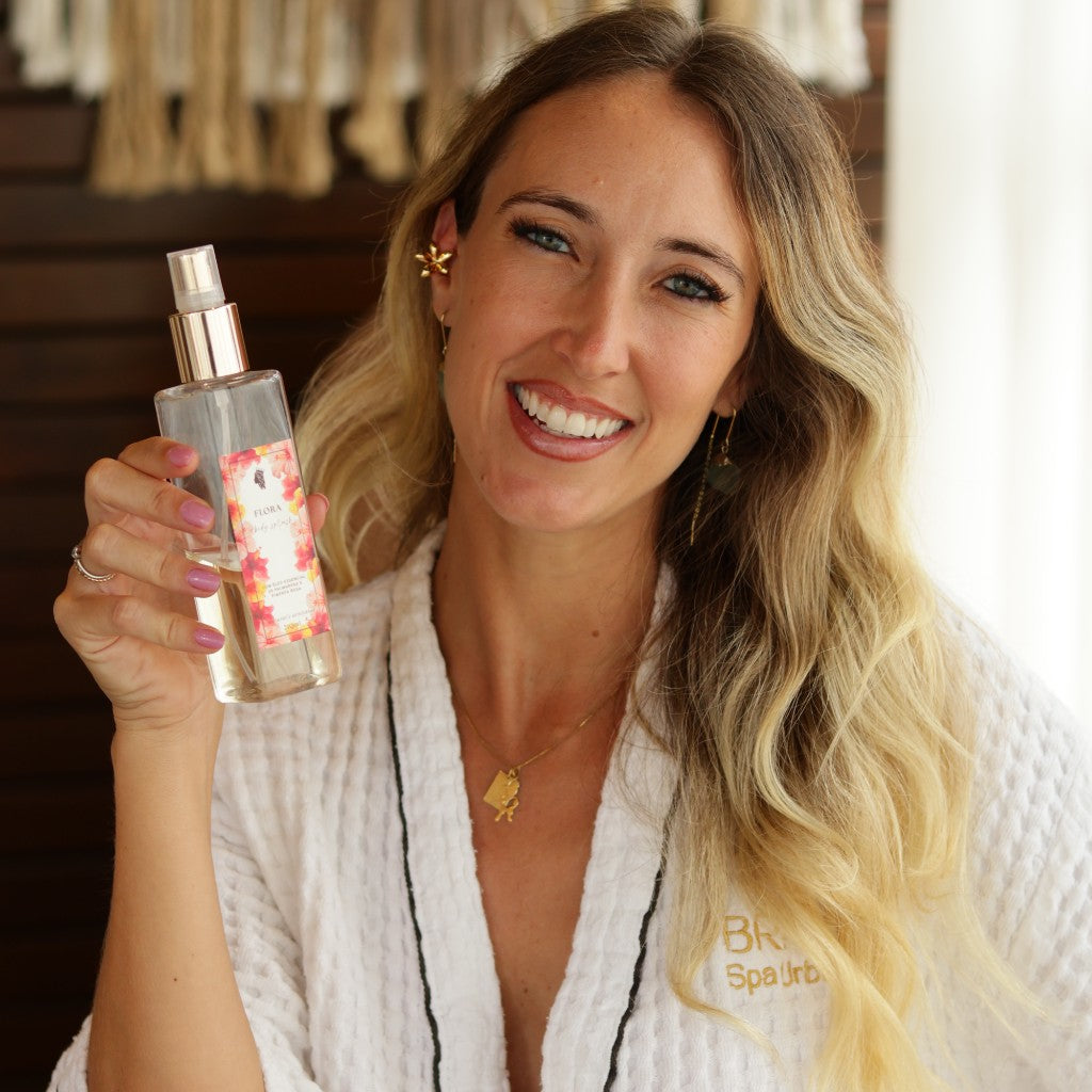 FLORA – Body Splash Natural com Palmarosa e Pimenta Rosa 210ml